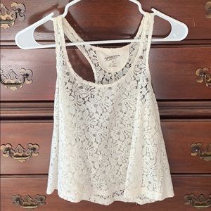 Lace tank top